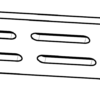 Ein i-Pad, Adapterblech, Abschwenkmechanismus, Pelotte, Edelstahl, glasperlengestrahlt