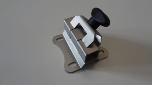 Universalhalter mit Flächenklemmung, gekröpft, Edelstahl, , SSUH01-FK-GK