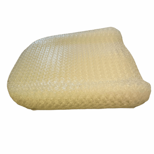 Ein 3D-gedrucktes Sitzkissen aus einem gummiähnlichen Material