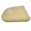 Ein 3D-gedrucktes Sitzkissen aus einem gummiähnlichen Material