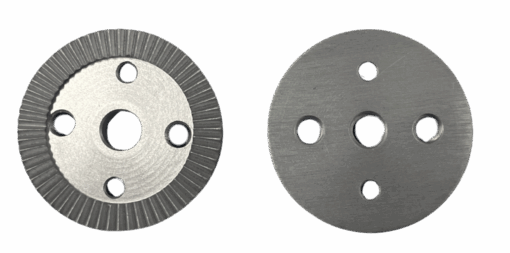Rastscheiben-Satz, Aluminium, Vorder- und Rückseite