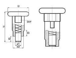 Zugschnäpper verzinkt, Typ 36-30, , BK36.0030.