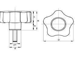 Soft Touch Sterngriffschraube, Typ 38-13, , BK38.0013.