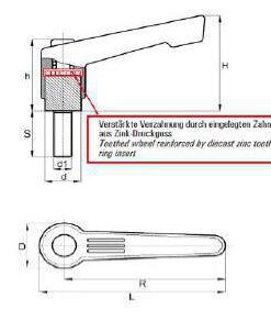 Klemmhebelschraube, Typ 38-304, , BK38.0304.