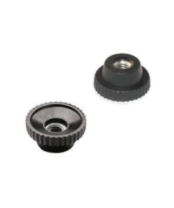 Rändelmutter mit Durchgangsgewinde aus Stahl, Typ 7-7, , BK7.0007.