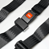 Sicherheitsgurt, 1750mm lang, 48mm breit, Metallschloss, schwarz, , PB-48/1750-I