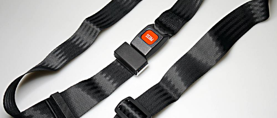 Sicherheitsgurt, 1750mm lang, 48mm breit, Metallschloss, schwarz, , PB-48/1750-I