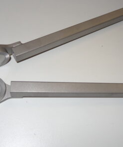 Kniewinkel, Rastergelenk, Typ I, Edelstahl, glasperlengestrahlt,