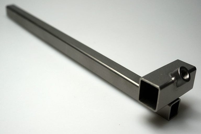 Fußbretthalter, lang, links/rechts, Edelstahl, glasperlengestrahlt, , SSFS1811X