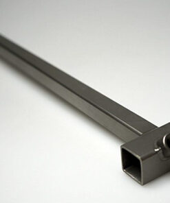 Kopfstützenhalter, gerade, Edelstahl, glasperlengestrahlt, , SSKS1603X