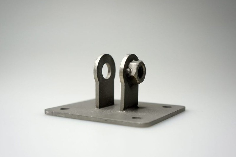 Gelenkplatte, Typ I, Edelstahl, glasperlengestrahlt, , SSKS1701X