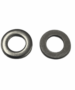 Eine Unterlegscheibe aus Edelstahl