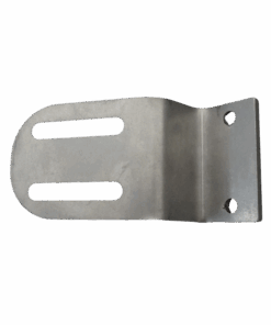 Ein Anbauwinkel, Abschwenkmechanismus, aus Edelstahl