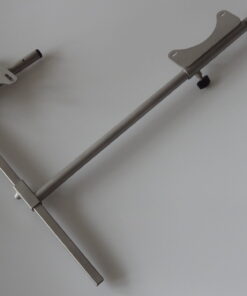 Therapietisch-Halterung, abschwenkbar, Edelstahl,