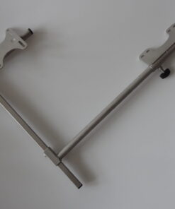 Therapietisch-Halterung, abschwenkbar, Edelstahl,