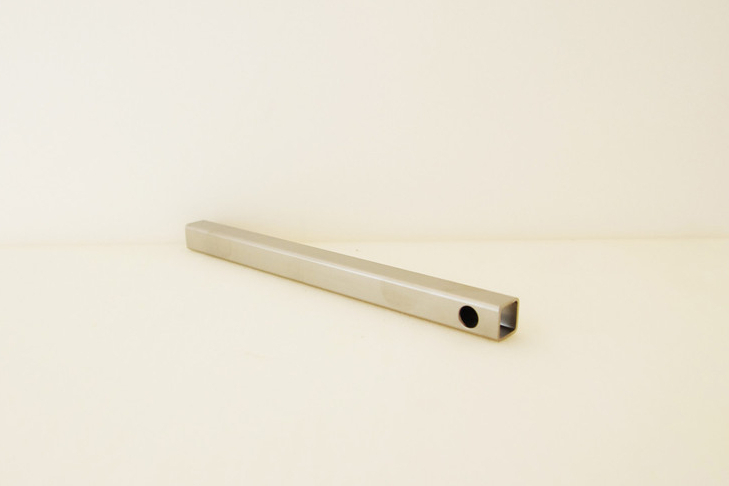 Kopfstützenrohr, Edelstahl, glasperlengestrahlt, , SSKS0801X