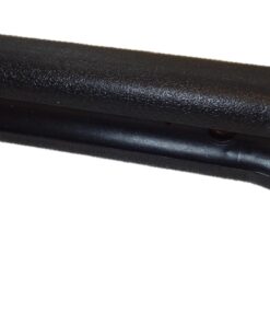 Armlehnenpolster, PU, gekröpft, schwarz -