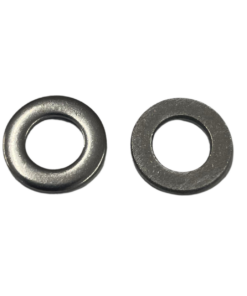 Eine Unterlegscheibe aus Edelstahl