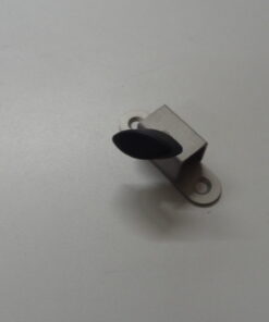 Universalhalter mit Flügelschraube, L=30mm, längs, Wandstärke 2mm, Edelstahl, glasperlengestrahlt, , SSUH1702X