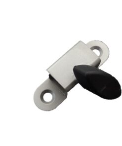 Universalhalter mit Flügelschraube, L=30mm, längs, Wandstärke 2mm, Edelstahl, glasperlengestrahlt, , SSUH1702X