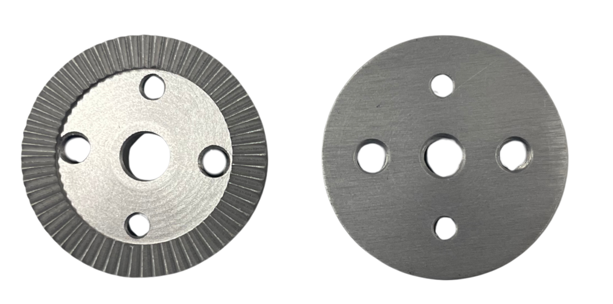 Rastscheiben-Satz, Aluminium, Vorder- und Rückseite