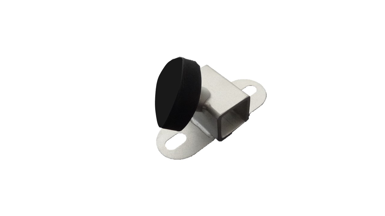Universalhalter mit Flügelschraube, L=30mm, quer, Wandstärke 2mm, Edelstahl, glasperlengestrahlt, , SSUH1517X
