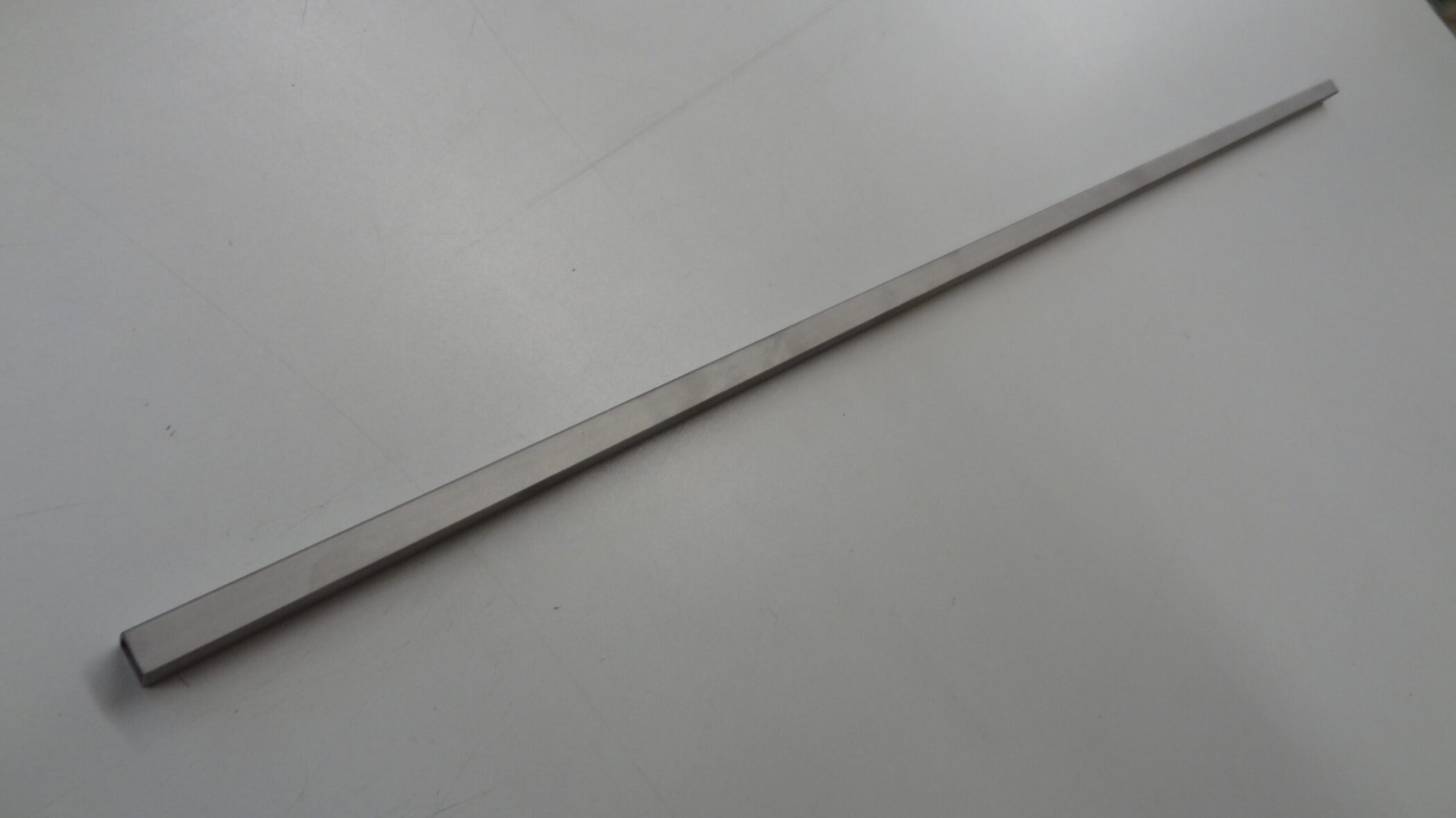 Rohr, 15x15mm, Edelstahl, glasperlengestrahlt, , SSSZ9901X
